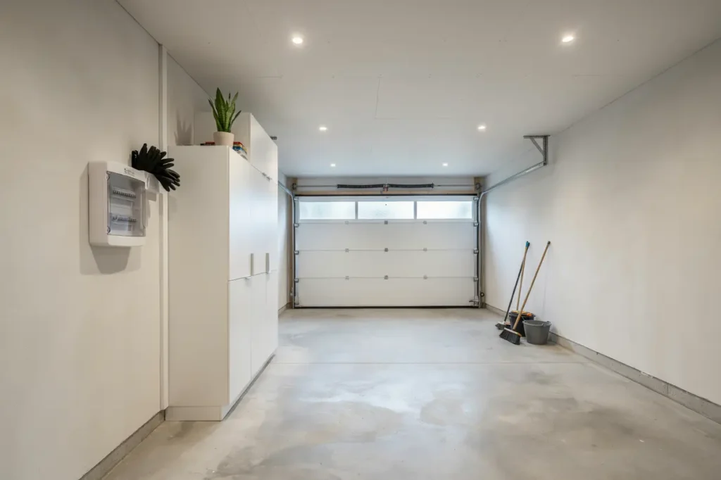 komplettering av elinstallation och belysning i garage bagarmossen